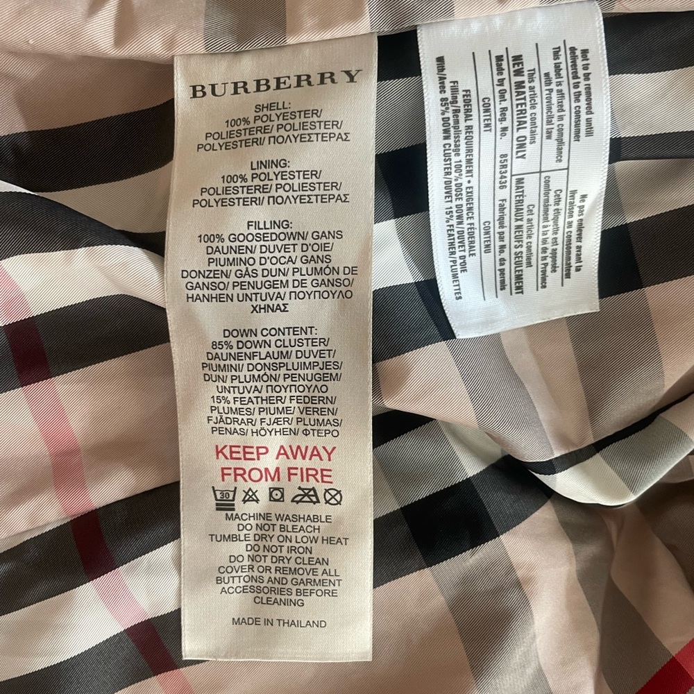 Burberry Olive Puffer Jacket Offers Accepted! - Picture 6 of 6